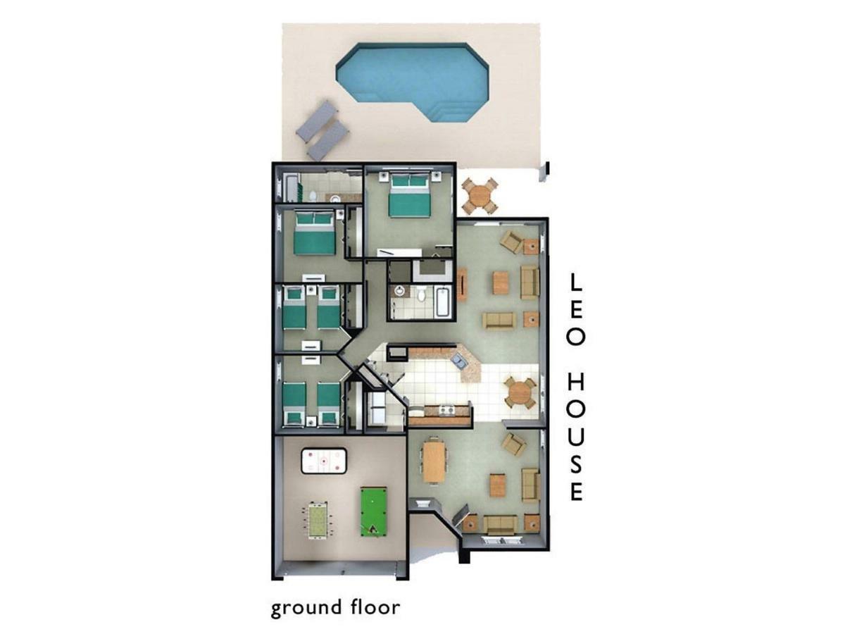 Spacious Villa With Private Pool - No Carpet - Disney Area Kissimmee Extérieur photo